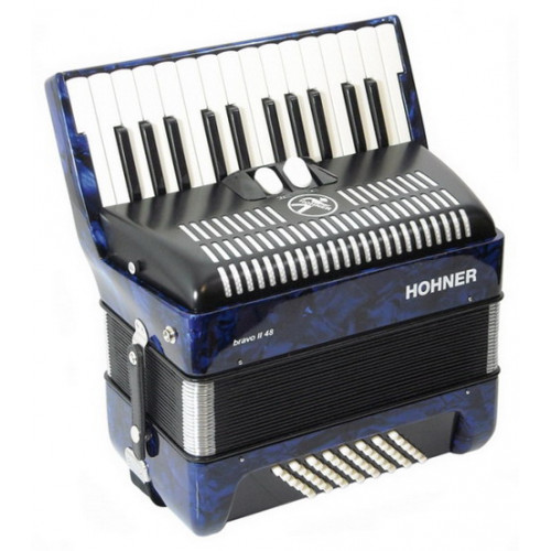 A1654 BRAVO II 48 DarkBlue Аккордеон Hohner