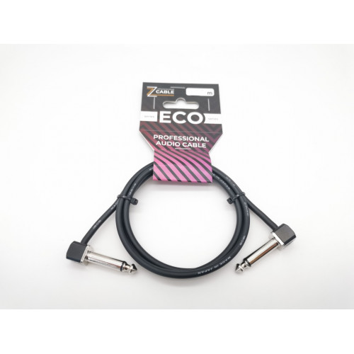 E45-JR-JR-0070-0 Патч-кабель, угловой, беспаечный корпус, 0.70м, ZZcable