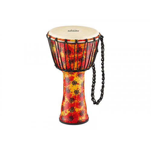 NINO-PDJ1-M-G Джембе 10", пластик, натуральная кожа, Nino Percussion
