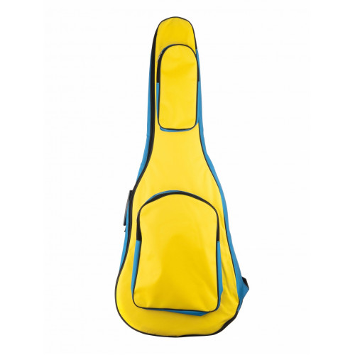 MZ-ChG-12-3yel/blue Чехол для гитары дредноут, MEZZO