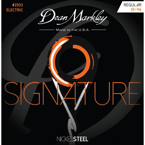 DM2503 Signature Regular Комплект струн для электрогитары, никелированные, 10-46, Dean Markley DM2503 Signature Regular Комплект струн для электрогитары, никелированные, 10-46, Dean Markley