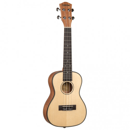 HH-2151 Spruce Series Укулеле концертный, с чехлом, цвет натуральный, Cascha