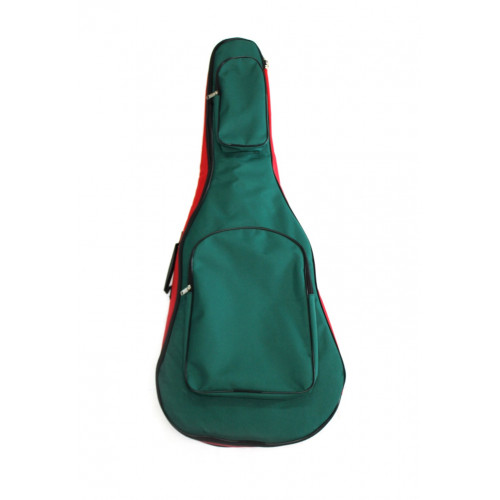 MZ-ChGC-3red/green Чехол для классической гитары, красный/зеленый, MEZZO