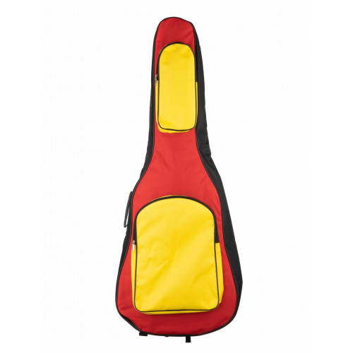 MZ-ChG-12-3bk/red/yel Чехол для акустической гитары, MEZZO