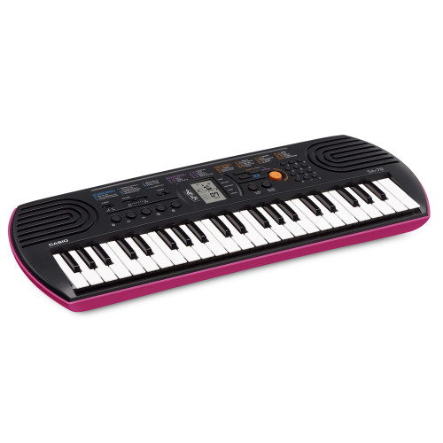 SA-78 Синтезатор 44 клавиши, черный/розовый, Casio