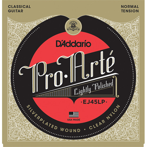 EJ45LP Pro-Arte Composite Комплект струн для классической гитары, нормальное натяжение, D'Addario EJ45LP Pro-Arte Composite Комплект струн для классической гитары, нормальное натяжение, D'Addario