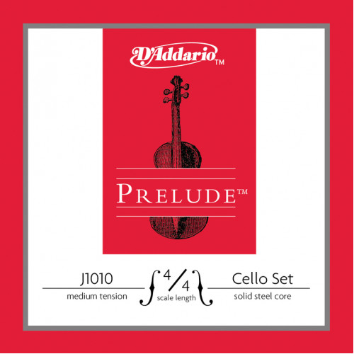 J1010-4/4M PRELUDE Комплект струн для виолончели D`Addario