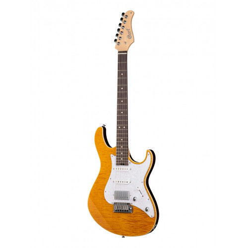 G280-Select-AM G Series Электрогитара, желтая, Cort
