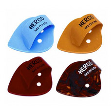 HE112P Herco Медиаторы на палец/плоские 3шт, средние, Dunlop HE112P Herco Медиаторы на палец/плоские 3шт, средние, Dunlop