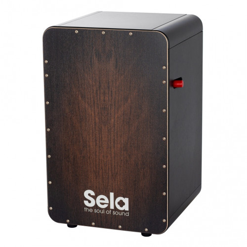 SE-049 CaSela Black Pro Brown Dragon Кахон, темно-коричневый, Sela