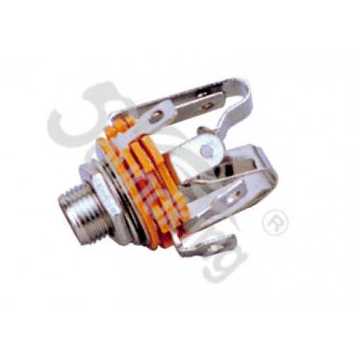 CC219 Разъем панельный 1/4” female (6,35мм), стерео, Soundking