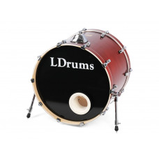 5001012-2218 Бас-барабан 22" x 18", красный, LDrums 5001012-2218 Бас-барабан 22" x 18", красный, LDrums