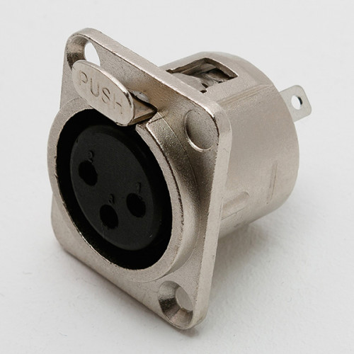 S3FDX Разъем панельный XLR 3p female, SHNOOR