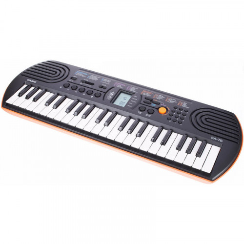 SA-76 Синтезатор 44 клавиши, черный/оранжевый, Casio
