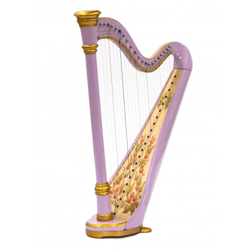 MLH0027 Iris Арфа 21 струнная (A4-G1), цвет сиреневый глянцевый, Resonance Harps