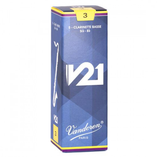 CR823 V21 Трости для кларнета бас, №3.0, 5шт, Vandoren
