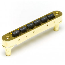 PS-8843-G0 ResoMax NV2 Бридж (струнодержатель), 4мм, золото, GraphTech PS-8843-G0 ResoMax NV2 Бридж (струнодержатель), 4мм, золото, GraphTech