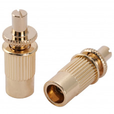 MX2209GD Опоры бриджа Tune-O-Matic Nashville, 2шт, золото, Musiclily MX2209GD Опоры бриджа Tune-O-Matic Nashville, 2шт, золото, Musiclily