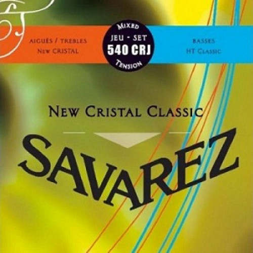 540CRJ New Cristal Classic Комплект струн для классической гитары, смешанное нат, посеребр, Savarez 540CRJ New Cristal Classic Комплект струн для классической гитары, смешанное нат, посеребр, Savarez
