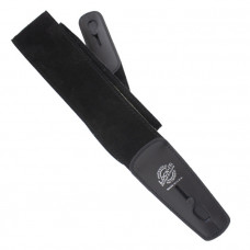 LIS-200-S275-BLK Ремень для гитары с блокировкой, замша, чёрный, Lock-It Straps, D'Andrea