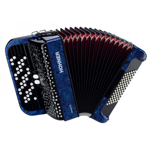 A4264 NOVA II 72 BLUE Аккордеон кнопочный Hohner A4264 NOVA II 72 BLUE Аккордеон кнопочный Hohner