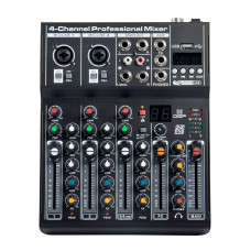 FK-04 Микшерный пульт, 4 канала, LAudio
