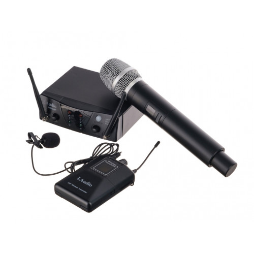 PRO2-MP Двухканальная радиосистема с ручным передатчиком и петличкой, LAudio