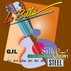 GJL-LE Gypsy Jazz Silk & Steel Компект струн для акустической гитары 11-51 LaBella GJL-LE Gypsy Jazz Silk & Steel Компект струн для акустической гитары 11-51 LaBella