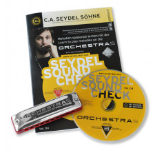 40005 Soundcheck Vol.4 ORCHESTRA S Beginner Pack Губная гармошка +буклет и CD, Seydel Sohne 40005 Soundcheck Vol.4 ORCHESTRA S Beginner Pack Губная гармошка +буклет и CD, Seydel Sohne