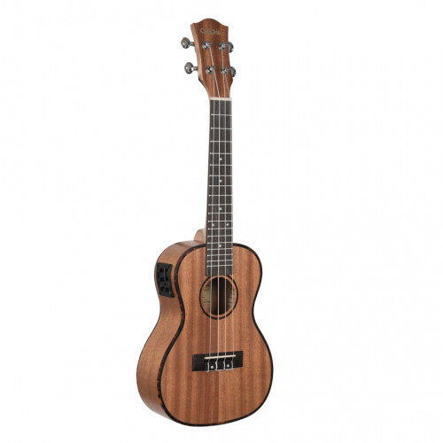HH-2035E Mahogany Series Укулеле концертный со звукоснимателем, с чехлом, цвет натуральный, Cascha HH-2035E Mahogany Series Укулеле концертный со звукоснимателем, с чехлом, цвет натуральный, Cascha