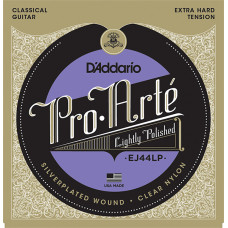 EJ44LP Pro-Arte Composite Комплект струн для классической гитары, очень сильное натяжение, D'Addario EJ44LP Pro-Arte Composite Комплект струн для классической гитары, очень сильное натяжение, D'Addario