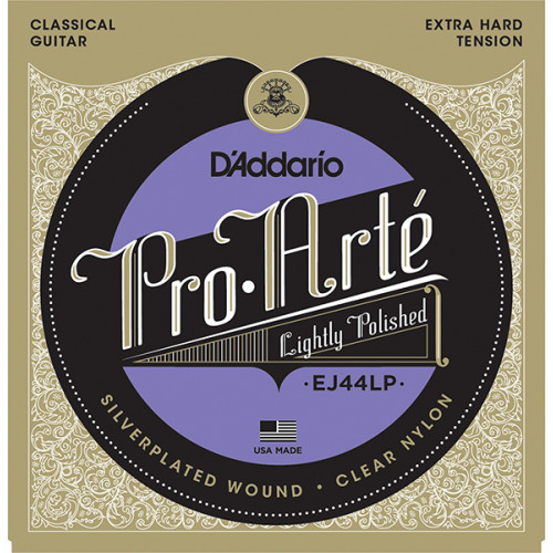 EJ44LP Pro-Arte Composite Комплект струн для классической гитары, очень сильное натяжение, D'Addario EJ44LP Pro-Arte Composite Комплект струн для классической гитары, очень сильное натяжение, D'Addario