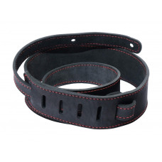 LS.C.002 Ремень для гитары, кожаный, черный, LionStraps LS.C.002 Ремень для гитары, кожаный, черный, LionStraps