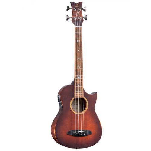 KT-WALKER-V2 Signature Series Электро-акустическая бас-гитара, с чехлом, Ortega