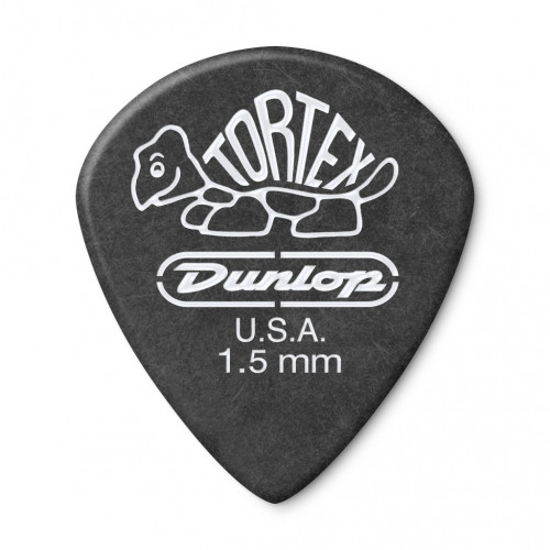 482R1.50 Tortex Pitch Black Jazz III Медиаторы 72шт, толщина 1.50мм, Dunlop