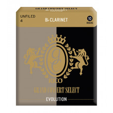 RGE10BCL400 Grand Concert Select Evolution Трости для кларнета Bb, размер 4.0, 10шт, Rico