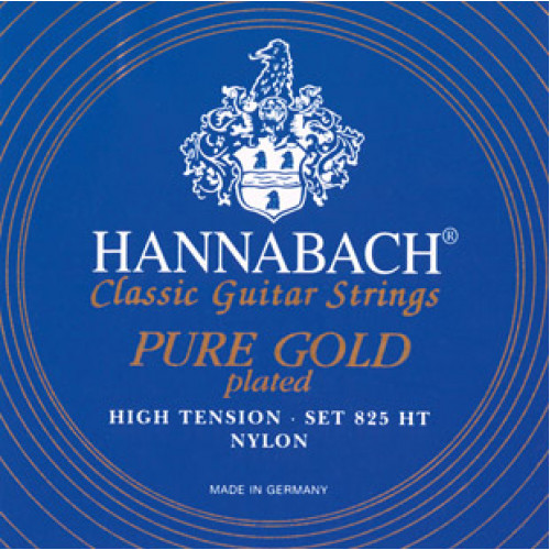 825HT Blue PURE GOLD Комплект струн для классической гитары нейлон/позолоченные Hannabach 825HT Blue PURE GOLD Комплект струн для классической гитары нейлон/позолоченные Hannabach