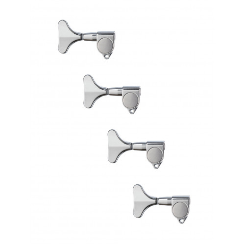 JB-150-4R-CR Колки для бас-гитары 4п, хром, Paxphil