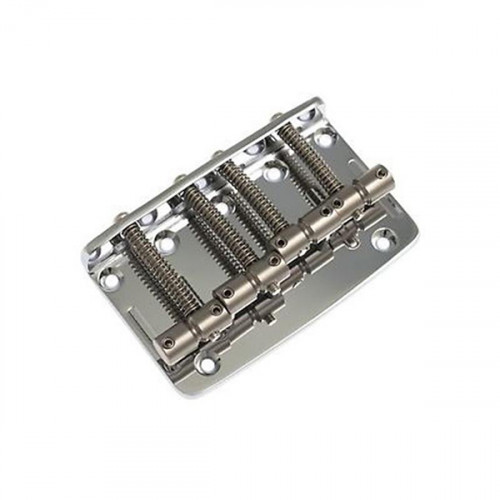 Ti203B-4-C Бридж (струнодержатель) для бас-гитары, хром, Gotoh