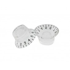 MX0614 Ручка потенциометра Gibson Style, метрическая, прозрачная, 4 шт, Musiclily MX0614 Ручка потенциометра Gibson Style, метрическая, прозрачная, 4 шт, Musiclily