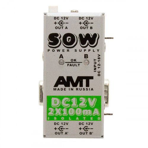 PSDC12-2 SOW PS-2 Модуль питания DC-12V 2x100mA, АМТ Electronics