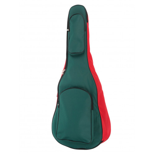 MZ-ChG-12-3red/green Чехол для гитары дредноут, MEZZO