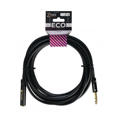 E53-6,35-6,35F-0500-0 Удлинитель 6,35-6,35мм female, 5м, ZZcable