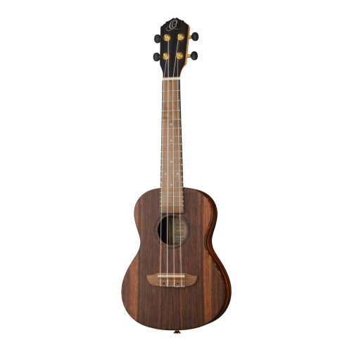 RUEB-CC Ebony Series Укулеле концертный, с чехлом, Ortega