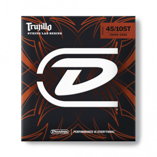 RTT45105T Robert Trujillo Комплект струн для бас-гитары, Custom Medium, нерж.сталь, 45-105, Dunlop RTT45105T Robert Trujillo Комплект струн для бас-гитары, Custom Medium, нерж.сталь, 45-105, Dunlop
