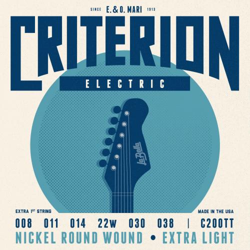 C200TT Criterion Комплект струн для электрогитары 008-038 La Bella C200TT Criterion Комплект струн для электрогитары 008-038 La Bella