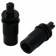 MX2209BK Опоры бриджа Tune-O-Matic Nashville, 2шт, черные, Musiclily MX2209BK Опоры бриджа Tune-O-Matic Nashville, 2шт, черные, Musiclily