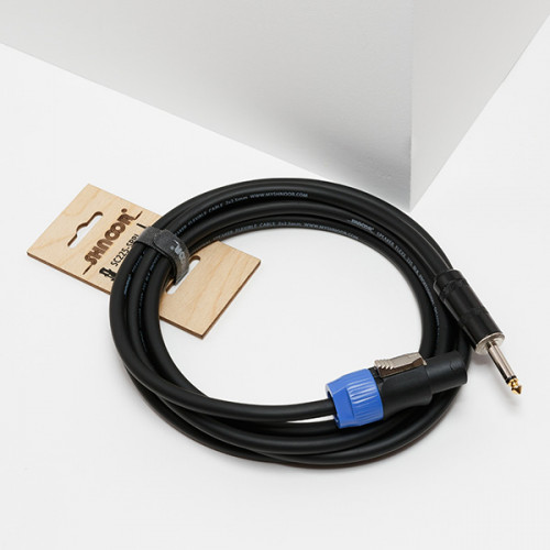 SC225-SPPJ-3m Кабель для гитарного усилителя, 2х2,5мм, Speakon-Powerjack, 3м, SHNOOR