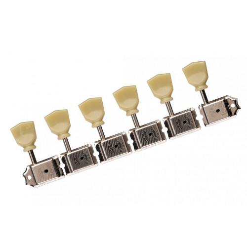 SD91-HAPM-SL-N-L6 Колки для гитары 6л, локовые, никель, Gotoh
