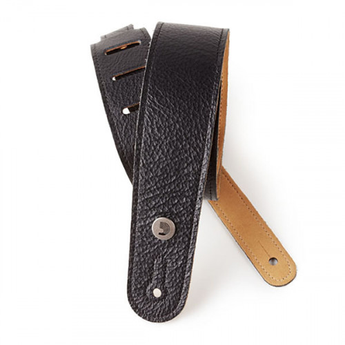 20GL00 Slim Garment Ремень для гитары, кожа, черный, Planet Waves